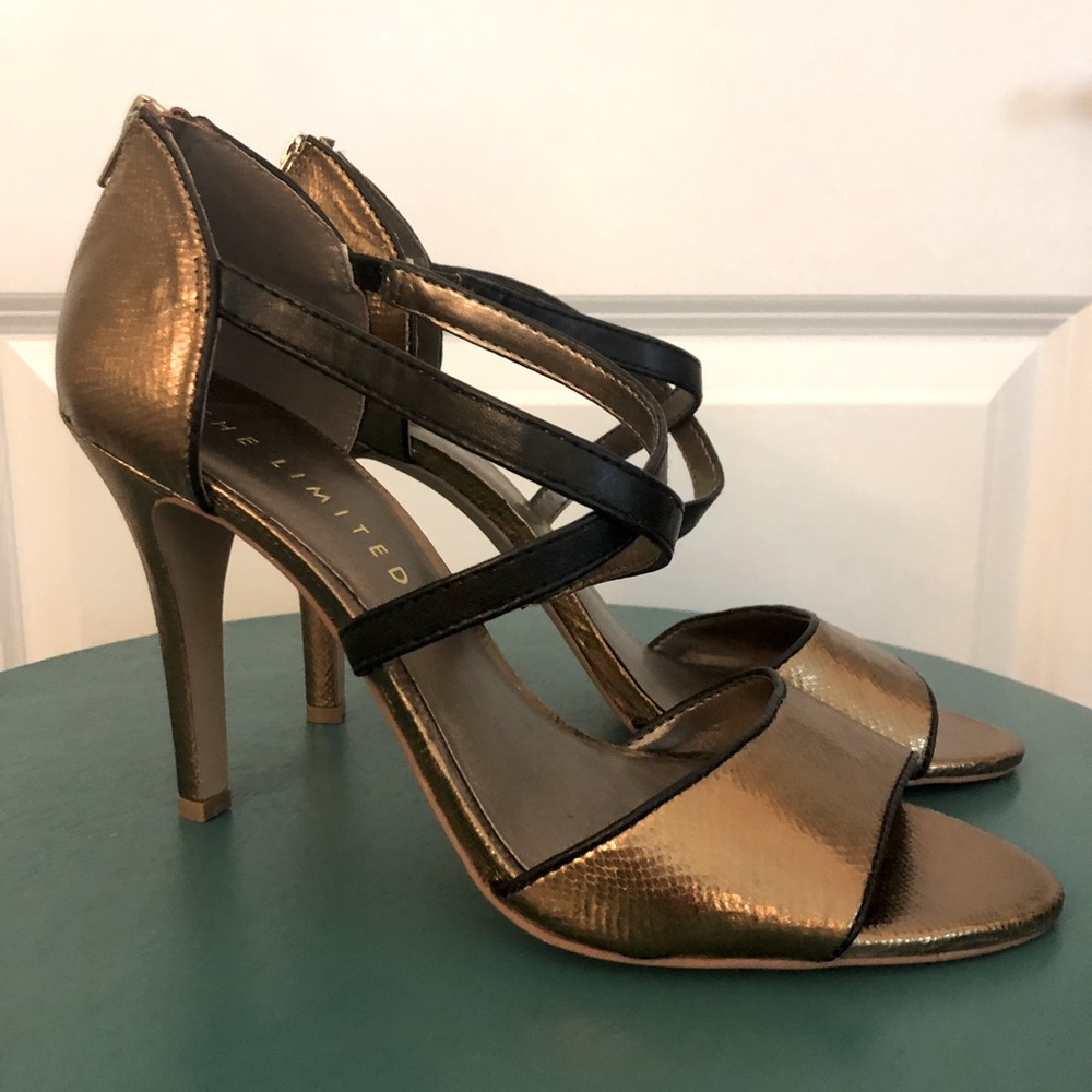The Limited Isha Bronze Strappy Heel